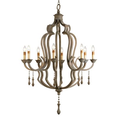 Waterloo Chandelier by Currey & Company - Starlight Lighting USA and Canada